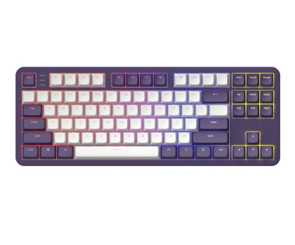 Klawiatura DARK PROJECT ALU87A Violet/White G3MS Mech RGB